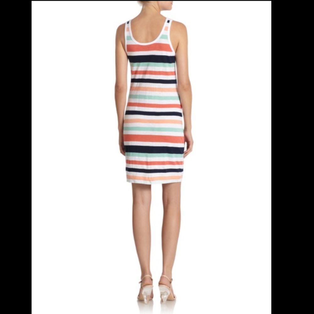 French Connection Summer Stripe Tank Dress - Picture 7 of 7